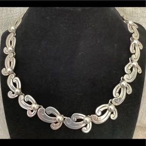 Vintage Taxco, Mexico Statement necklace 104  gram
